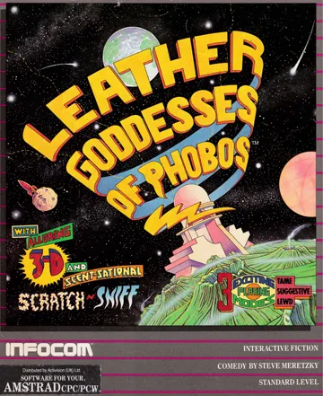 Leather Goddesses Of Phobos (1986) (CPM) box cover front